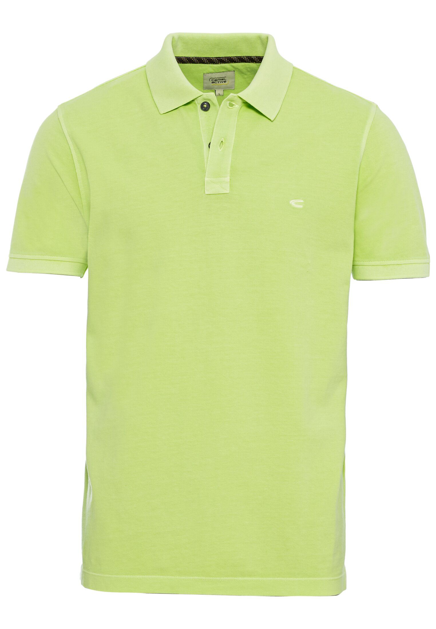 camel active | Poloshirt aus Baumwolle | Lime Green | Herren Shirts & Polos